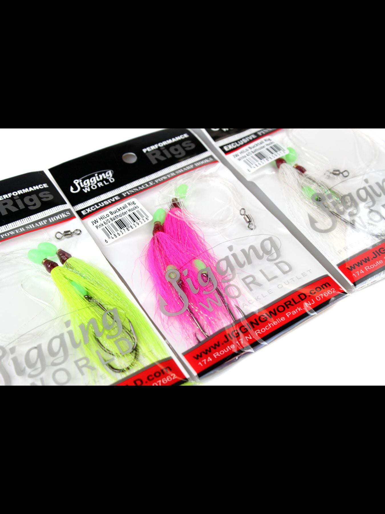 Jigging World Hi-Lo Bucktail Rigs - Jigging World