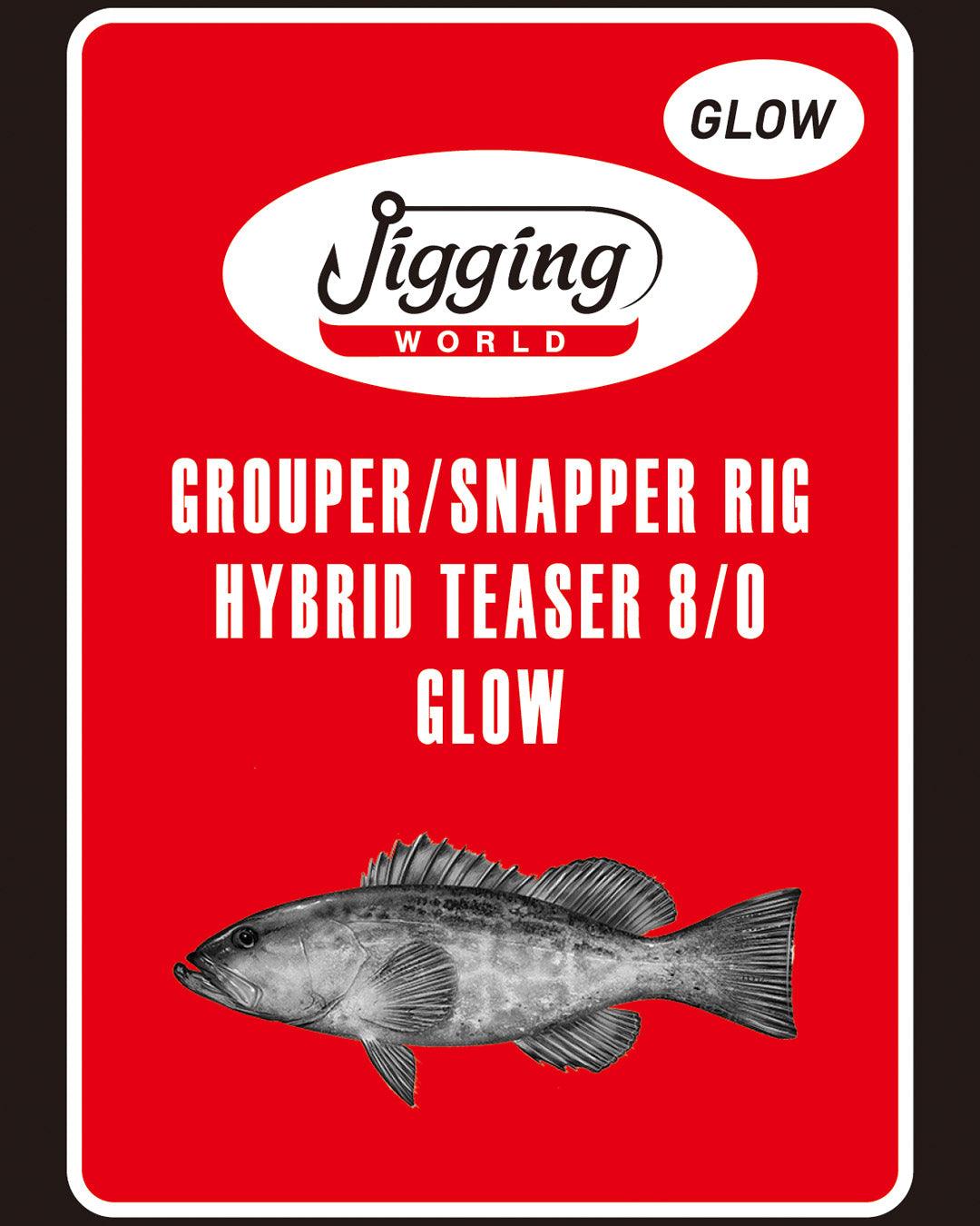 Jigging World Grouper/Snapper Hi-Lo Hybrid Flash Teaser Rigs