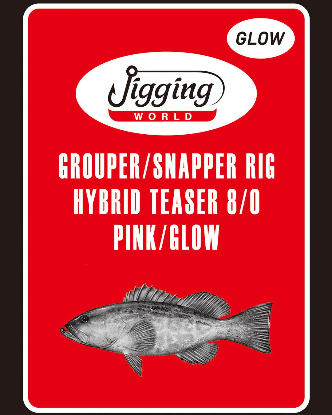 Jigging World Grouper/Snapper Hi-Lo Hybrid Flash Teaser Rigs