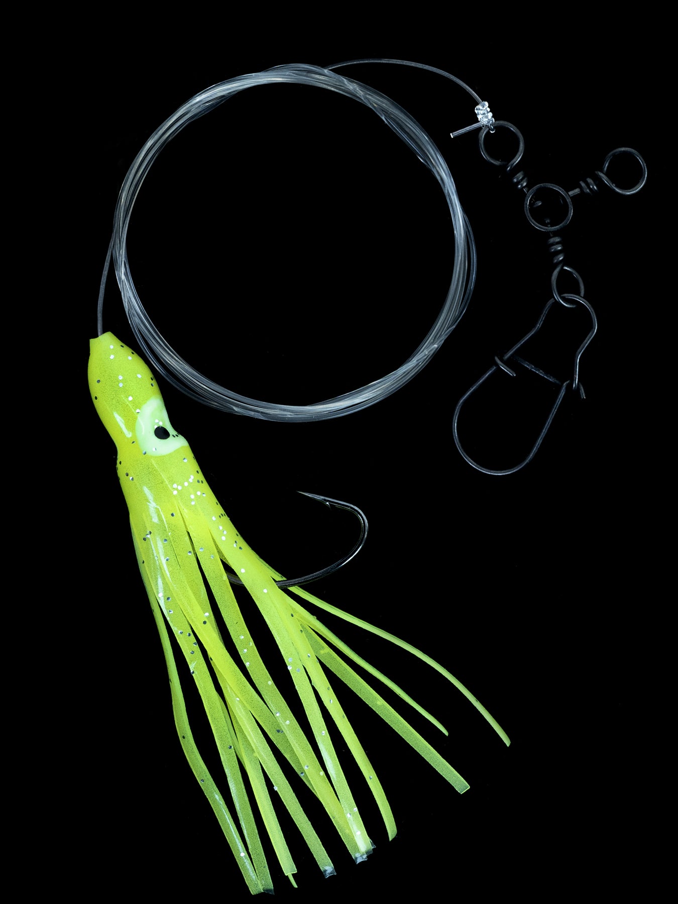 Jigging World Fluke Rigs with 4" Squid